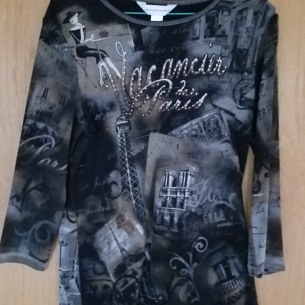 Cute Paris-themed top